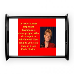 ... Gifts > 2016 Kitchen & Entertaining > carly fiorina quote Coffee Tray