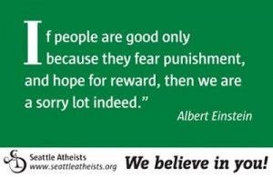 This succinct quote by Albert Einstein is saturated with fallacy ...