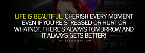Click to get this life is beautiful ariana grande facebook cover photo