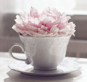 White tea with peony. I remember seeing that