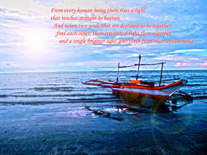 Seascape - Free Wallpaper Download with Love quote