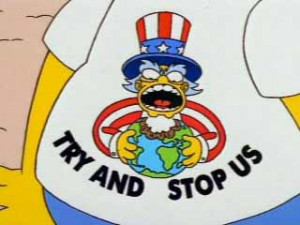 on imperialism brazilian lifeguard excuse me americans homer ah how