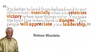 Home » Quotes » Nelson Mandela - Leadership Quotes Wallpaper