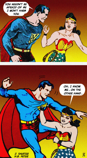 SUPERMAN AND WONDER WOMAN - Timeless classic by godstaff