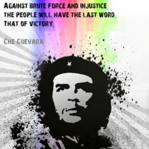 Against brute force and injustice, the people will have the last word ...