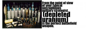 Depleted Uranium - quote