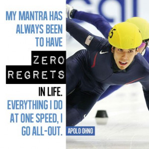 ... regrets from Winter Olympics legend Apolo Ohno - Motivational Monday