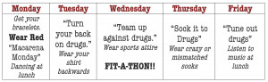 ... Prevention Education and Alcohol and Drug Abuse for Red Ribbon Week