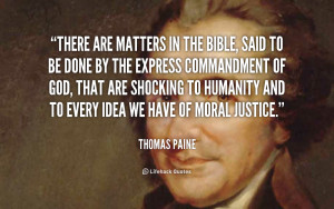 Thomas Paine Quotes On God