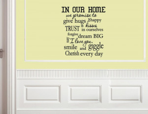 These are some of Our Home Wall Words Quotes Sticker Decals ...