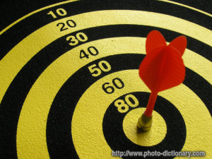 bulls eye - photo/picture definition - bulls eye word and phrase image