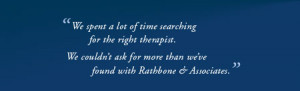 ... We could not ask for more than we??ve found with Rathbone & Associates
