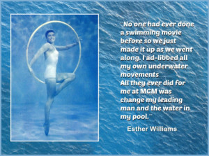 Esther Williams, a teenage swimming champion who became an enormous ...