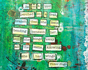Words That Inspire} DIY Canvas Quotes