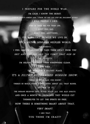 ... Back > Gallery For > Tate Langdon Quotes I Prepare For The Noble War