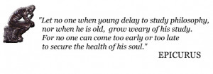 epicurus quote