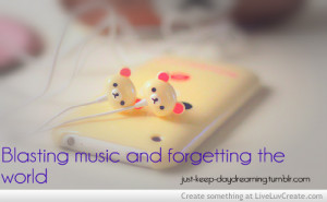 beautiful, cute, inspirational, life, music, music completes me, quote ...
