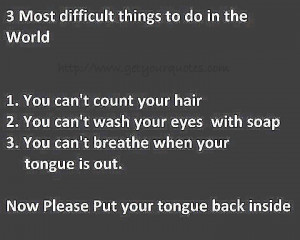 never said I could. So what?