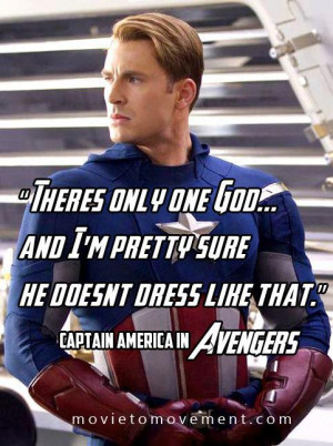 Captain America on God