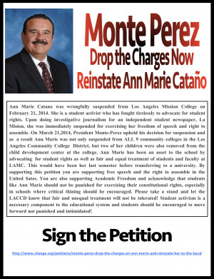 Monte Perez: Drop the Charges & Reinstate Ann Marie Now!!!