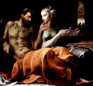 Odysseus and Penelope by Primaticcio