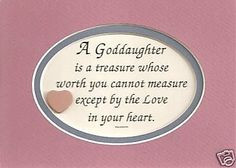 GODDAUGHTER Treasure Worth Measure LOVE IN HEART Children verses poems ...