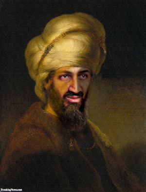 Osama Bin Laden by Rembrandt pictures