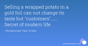 ... can not change its taste but 