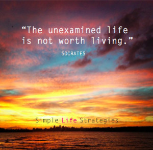 An Unexamined Life is Not Worth Living