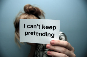 girl, life, pretend, pretending, quote, quotes, sad, saying pics, text ...
