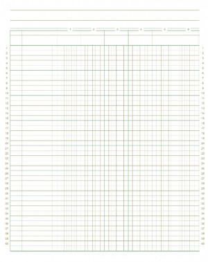 Printable Accounting Ledger Sheets