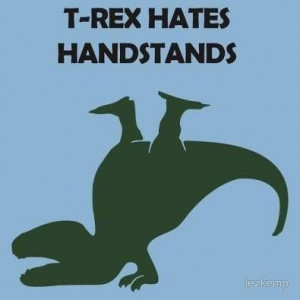 Rex hates handstands