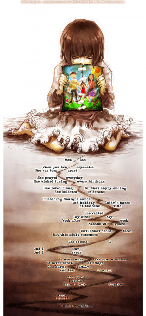 Tape it Back Together by yuumei