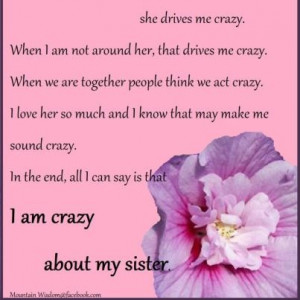 SISTERS drive me Crazy