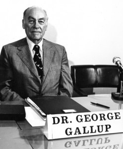 George Gallup no Brasil em 1974