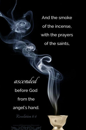 Read Exodus 30 for more on the incense.: Prayer Incense, Bible Study ...