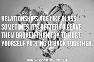 Inspirational Quotes Broken Relationships Pictures
