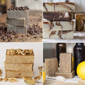... Hazelnut Soap, Peppermint Mocha Soap and Honey WalnutMilk Soap