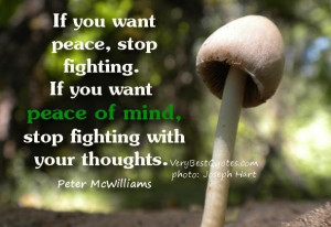 If you want peace peace of mind quote