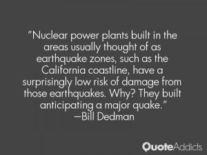 Nuclear power plants built in the areas usually thought of as ...