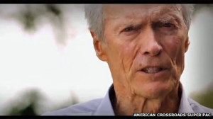 Clint Eastwood in an American Crossroads super pac ad