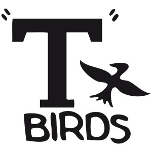 Grease T Birds Logo T'birds blanc