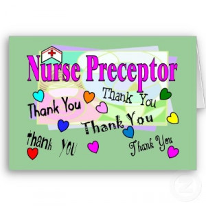 Nurse Preceptor THANK YOU Greeting Card