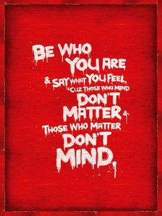 Speak your mind, a message from Dr. Seuss