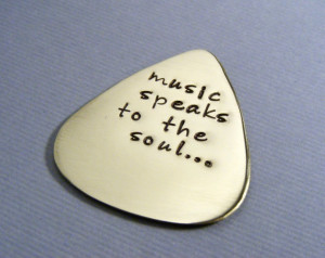 ... man (you lucky lady!). A personalized engraved guitar pick. $18 Here