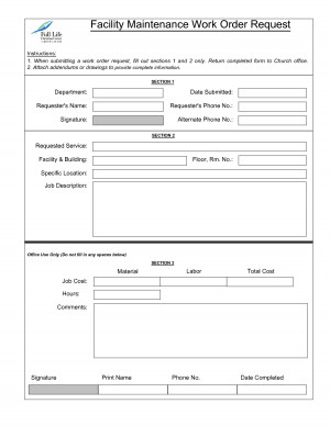 maintenance checklist equipment repair maintenance form maintenance ...