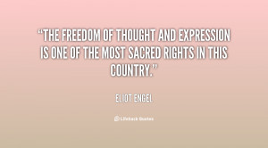 The freedom of thought and expression is one of the most sacred rights ...