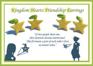 Kingdom Hearts Earrings by chat-noir