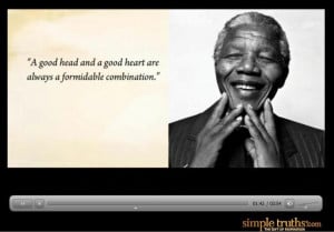 Nelson Mandela-His smile proves his quote :)