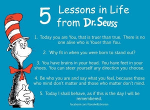 wonderful quotes from Dr. Seuss.